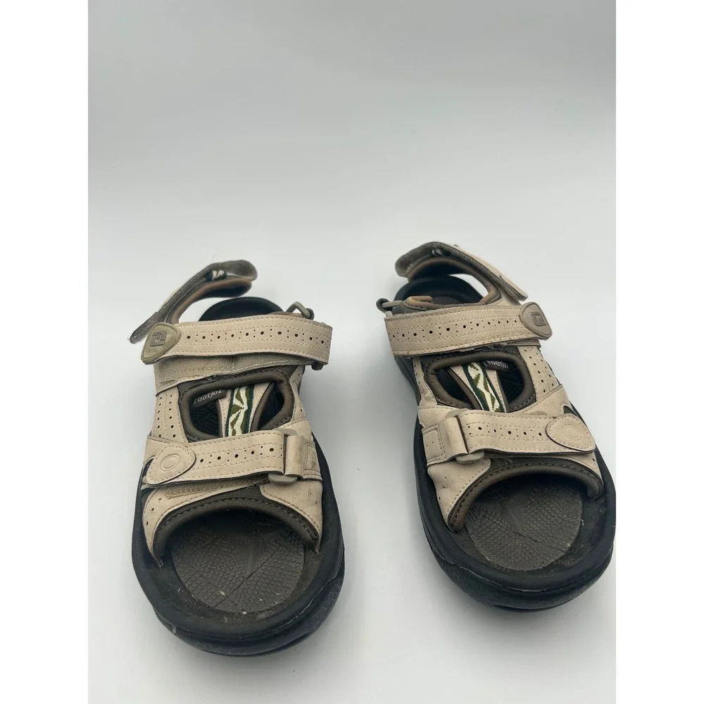 FootJoy Specialty Golf Sandals Mens 8M Tan Brown Adjustable Straps 48461